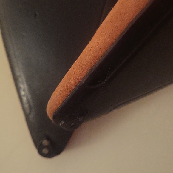 Suede Prada flats strawberry pink (medium shade of pink/red undertone) Size 7. - Picture 6 of 7